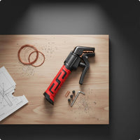 Handheld Right-Angled Electrode Holder Insulated Clamp-Style Electrode Holder Textured Grip Industrial Tool Secure Hold