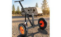 Trailer Mover Heavy-Duty Trailer Mover with Pneumatic Tires Adjustable-Height for Boaters, Driveways