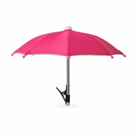 Portable Phone Umbrella with Clip Compact Mini Umbrella with Clamp Lightweight Accessory Anti-Glare for Outdoor Photography, Desk
