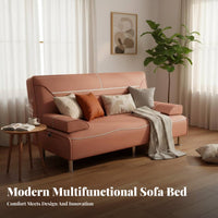 transfor modernable Design Fold-foldable Sleeper Loveseat Multi-Functional Pull-foldable Sleeper Couch Space-Saving Sofa Bed long-lasting textile for Apartment Dwellers, Young Adults, homeowners, Small areas, Living Room, Bedroom