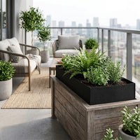 Sturdy Duty Grow Bags for Vegetables, Black Non-Woven Plant Grow Bags, Floor Standing Reusable Planter Liner for Home Gardening