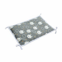 Breathable Woven Cooling Mat adaptable Woven Pet Mat Easy to Clean pet Bedding claw-resistantResistant for feline Owners, Summer, Kennels, Indoors, Floor