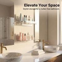 Bedroom Storage Shelf Unit for Home Organization, Transparent Corner Wall Mounted for Students, Modern Acrylic Display Rack