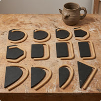 12 Pieces Mug Handle Form Easy to Glazed Pottery Mug Handle Form Sturdy Craft Tool