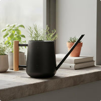 Stainless Steel Watering Can Painted Finish Long Spout Watering Can Easy to Fill Pouring Pot