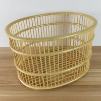 Woven Trumpet container Flared Shape Towel Holder Sturdy Handles for Homeowners