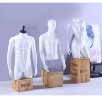Half Body Male Mannequin for Window Display