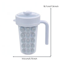 Ice-Making Cup Side Handle Ice Maker Cup Easy Release Drinkware