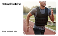 Load-Bearing Garment Breathable Material Adjustable Weight Vest Comfortable Fit Workout Body Weight for Runners, Athletes