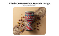 Beginner Friendly Djembe Drum Goatskin Drumhead Rope-Tuned Djembe Goat Skin Head Percussion Instrument Rich Resonant Sound for Beginners, Musicians, Live Performances, Jam Sessions, Outdoor Gatherim, Travel