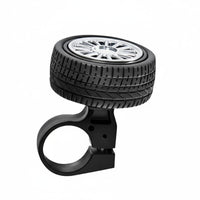 Tire Shaped Bike Alert 360° Rotatable Kids Bike Tire Alert Kids Cycle Alert Powerful Crisp Sound Rotating Cycle Alert