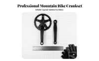 Single Speed Crankset Multiple Tooth Choices Mountain Bike Chain Gear Set Bike Chainwheel Colorfast Resistant Cycle Crank Pedal