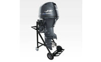 Folding Outboard Motor Trolley Foldable Outboard Motor Stand with Wheels Portable Wheeled Stand with Tray Sturdy for Boaters, Mechanics, Workshop, Garage, Dockside