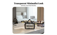 Dry Wet Separation Wash Bag Waterproof Double Layer Makeup Bag Large Capacity