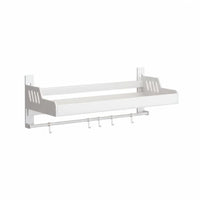 Space-Saving No-Drill Floating shelf Multi-Purpose Floating shelf Multipurpose Household Storage Minimalist Design for Homeowners, Decor hobbyists, Students, Bedroom, Living Room, Entryway, Kitchen