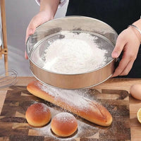 15cm Round Fine Mesh Sieve, Stainless Steel Flour Sieve, Sieves and Strainers for Baking, Kitchen Strainer