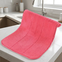 Ribbed Microfibre Cloth and Microfibre Towel, Large Microfibre Cloths for Panes and Glass, Non-Shedding Solid Microfibre 40x40cm