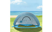 Easy-to-Assemble Instant-Setup Beach Tent Sunshade Bottomless Beach Canopy Lightweight Sun Shelter Portable for Family, Sand Play Area