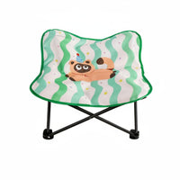 Moisture-Proof Portable Pet Camp Bed Removable and Washable Elevated Dog Bed All-Season Use Foldable Cat Lounger Breathable Material for Small Dogs, Cats, Camping, Travel, Indoor