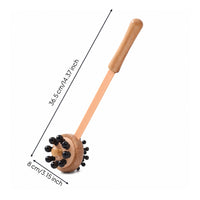 Manual Massage Hammer Portable Back Massage Hammer with Long Handle Handmade