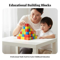 Spatial Awareness Development Geometric Learning Blocks Logical Thinking Skills Wooden Cube Blocks Unrestricted-Ended Play for Homeschool