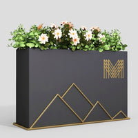 Metal Outdoor Planter Box for Garden and Patio, Large Tall Planter for Outdoor Plants, Commercial Grade Stainless Steel Planter Boxes
