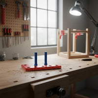 Aluminum Alloy Woodworking Center Scriber Mini Self-Centering Line Gauge Multi-Functional Precision Square Rim Scriber Long-Lasting for Woodworkers, Carpenters, DIY Enthusiasts