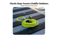 Watercraft Paddle Leash Anti-Loss Elastic Paddle Rope Secure Fastening Bungee Cord Tether for Water Sports Enthusiasts, Boaters, Kayaking, Boating