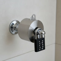 Outdoor Spigot Lock Cover with Padlock Combination Lockable Faucet Lockout Device for Homeowners, Maintenance