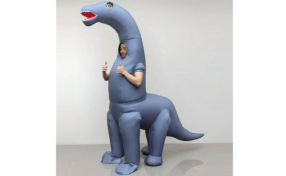 Inflatable Dinosaur Costume Adult Apparel for Halloween, Stage Performances