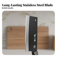 Chinese Culinary Hatchet Multi-Functional Meat and Vegetable Culinary Hatchet Multipurpose Stainless Steel Kitchen Cut per for Chefs