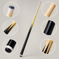 Hongjie Kids Pool Cue Stick White Wood 90cm Small Tip 1.2m Weighted American Adult Short Cue Baby Snooker Public Cue