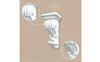 Ornate Corbel Bracket Carved PU Corbel Lightweight Decorative Corbels Ornamental for DIYers