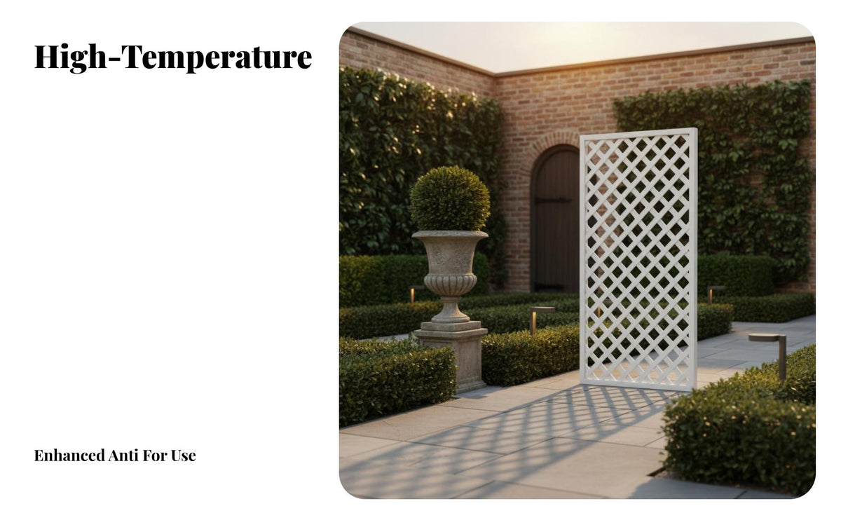 Wooden Lattice Fence Climbing Vine Support Weather-Resistant Climbing Plant Support Panel for Gardeners, Balcony