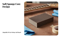 Soft Abrasive Guitar Fret Polishing Tool Restores Luster Guitar Fret Polisher Easy to Use for Guitarists, Musicians, Home Studio, Workshop