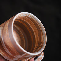 Modern Minimalist Ceramic Coffee Mug with Handle for Home and Office