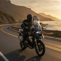 Windshield Extension Universal Windshield with Clamp Transparent Wind Deflector with Fasten on Mount for Riders, Long Distance Riding