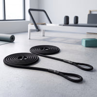2 Pieces Pilates Reformer Replacement Rope Braided Pilates Reformer Rope Equipment Heavy Duty Long-Lasting for Studio Owners