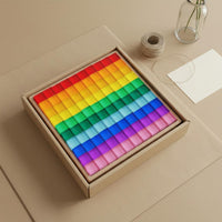 Transparent Block Educational Acrylic Cube Sensory Play Colorful Cube Toy for Kids, Playroom, Classroom, Domestic Learning