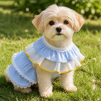Cat Summer Thin Princess Dress for Kittens and Small Cats, Sleeveless Vest Style