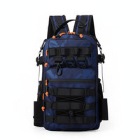 Multifunctional Multipurpose Fishing Tackle Bag Large Capacity Crossbody Bag Multiple Compartments Convertible Shoulder Pack Water Resistant for Anglers, Hikers, Men, Travel, Hiking, Camping, Cycling