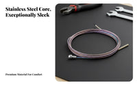 Stainless Steel Derailleur Wire Sleek Ground Center Stainless Steel Gear Wire Bike Inner Gear Selector Wire