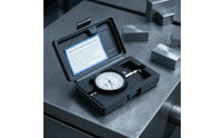 Industrial Grade Precision Gauge Indicator 8 Jewels Movement Gauge Indicator Shockproof Measuring Tool Storage Case Included for Machinists, Engineers, Technicians, Factory, Workshop, Laboratory