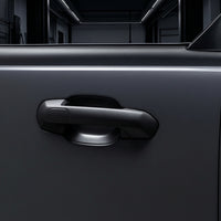 Exterior Door Handle Textured Outer Door Handle Hardware Black Molded for Mechanics