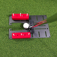 Putt Precision Lane Mat Stroke Path Practice Putting Training Sports Gear for Golfers, Beginners