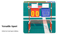 Multi-Sport Use Freestanding Flip Scoreboard High Visibility Manual Flip Scoreboard Portable Scoring Stand Water Resistant for Players, Gymnasium, Tournaments, Backyard