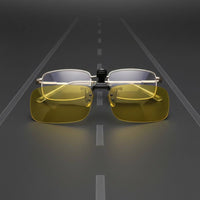 Anti-Glare Flip-up Sunglasses Attach-on Protection Attach-on Lenses Lightweight Eyewear Accessory Shatterproof for Fishing
