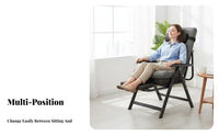 VersatileUse Sit and Lie Adjustable Folding Lounger Ergonomic Design Recliner Padded Cushion Lounge Chair Full Body Support for Office Workers, Students, Homeowners, Restping, Dormitory, Living Room, Balcony