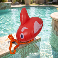 Adjustable Inflatable Buoyancy Aid with Strap Cute Swimming Buoyancy Aid Portable Water Toy Colorful for Teens
