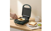 Grill Ridges Electric Sandwich Maker Clamshell Design Sandwich Press Carry Handle Toastie Maker Indicator Light